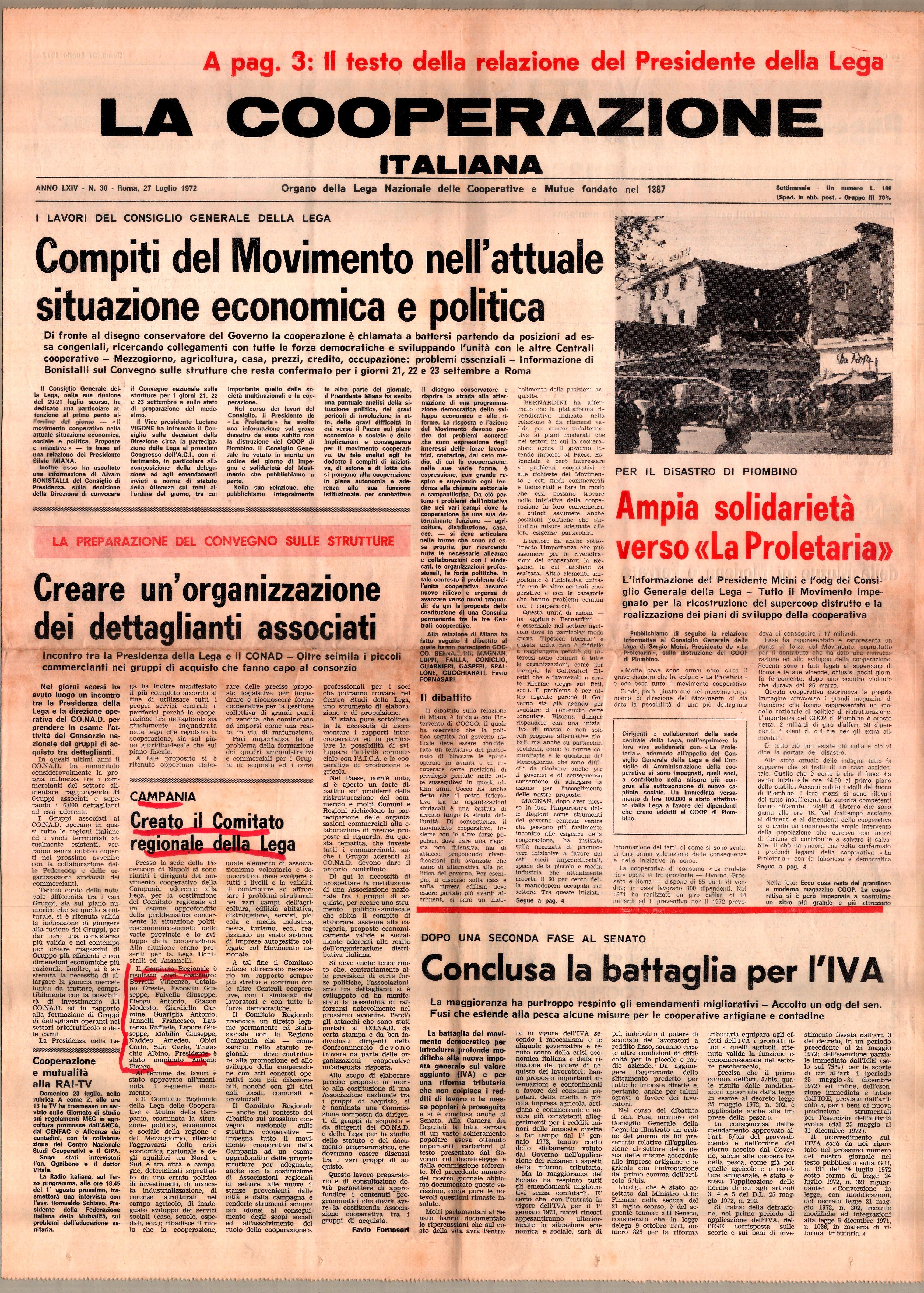 Cooperazione Italiana 1972