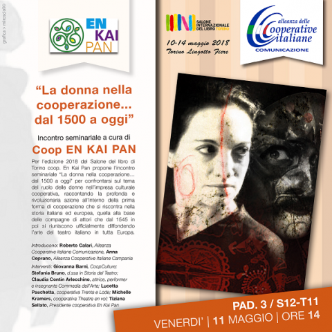 Coop. En Kai Pan. Salone del Libro di Torino: ‘La donna nella cooperazione … dal 1500 ad oggi’
