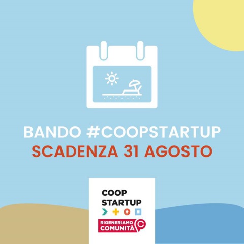 Bando Coopstartup Rigeneriamo Comunità. Scadenza al 31 agosto 2019!