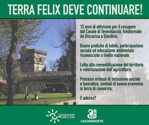 Cooperativa Terra Felix. Firma la petizione!